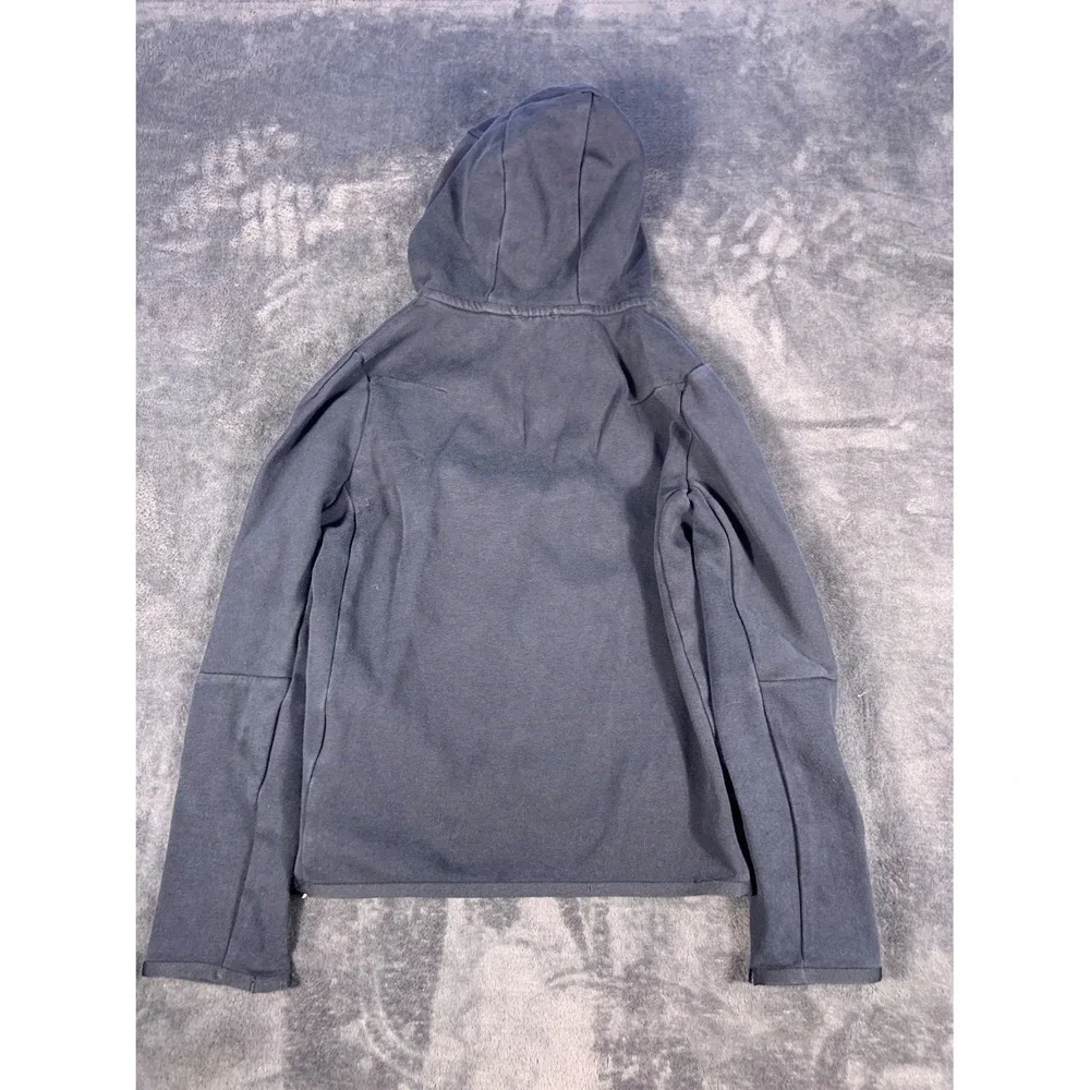 Nike Tech Fleece Boys Hoodie L Gray Zippered Sleeve Pocket Full Zip Athletic